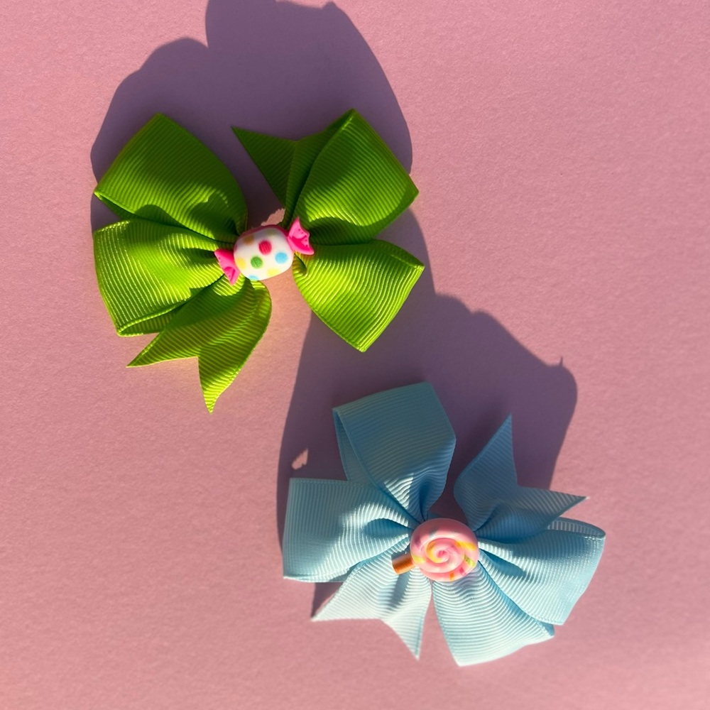 Small Hair Bows for Kids - Candy Hair Bows - Mix & Match Hair Bows - Picture 12 of 14